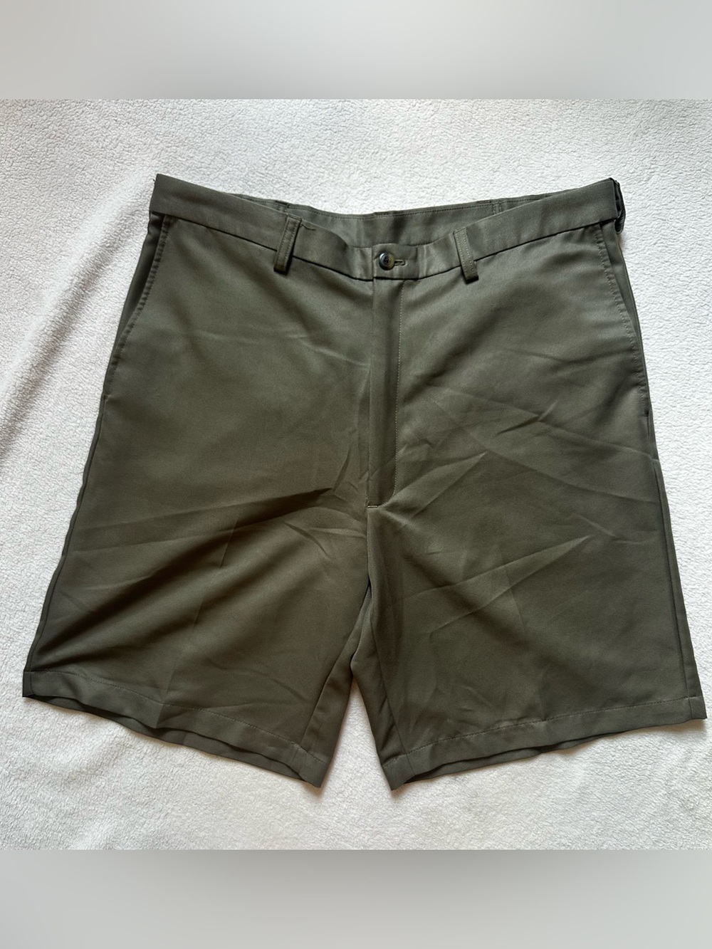 Dark Khaki Men's Dress Shorts